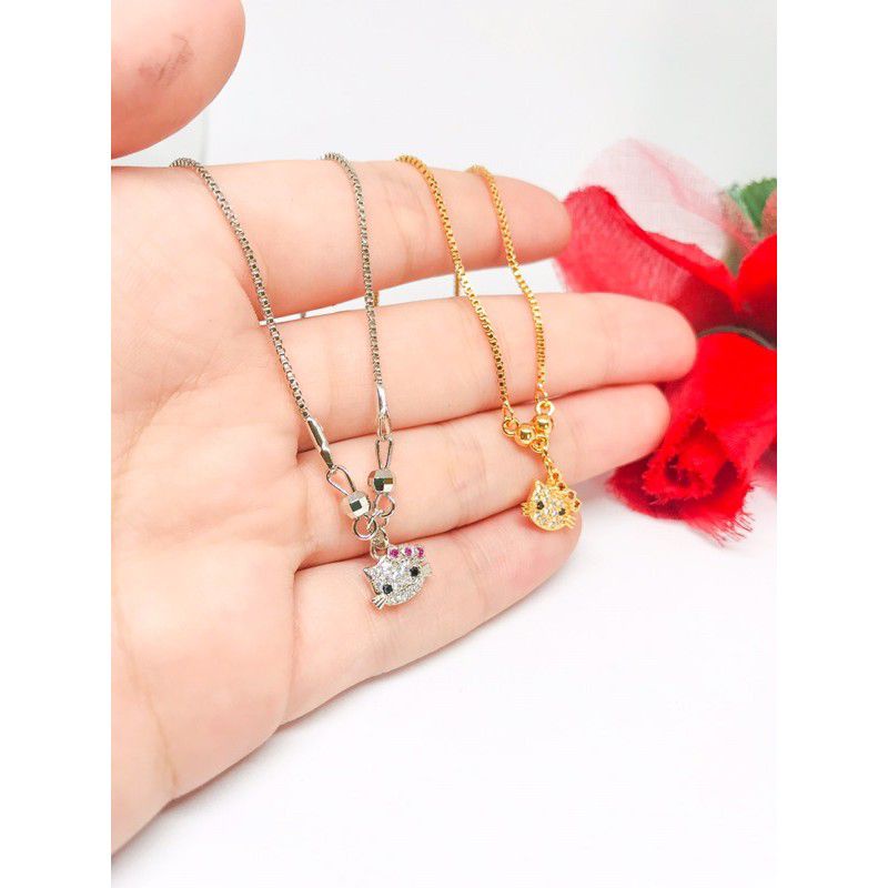 KALUNG ANAK WARNA GOLD SILVER TITANIUM