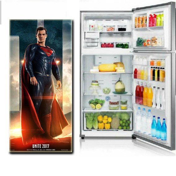 stiker kulkas 2 pintu