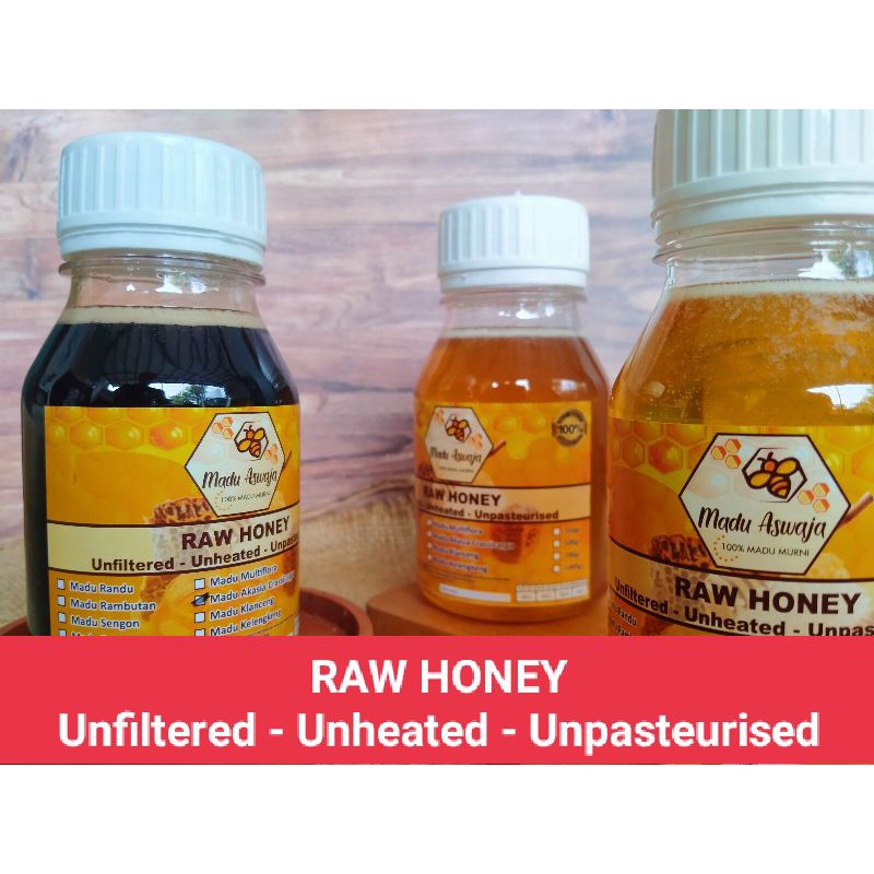 

Madu Murni Pure Natural Raw Honey Kemasan 350 Gr