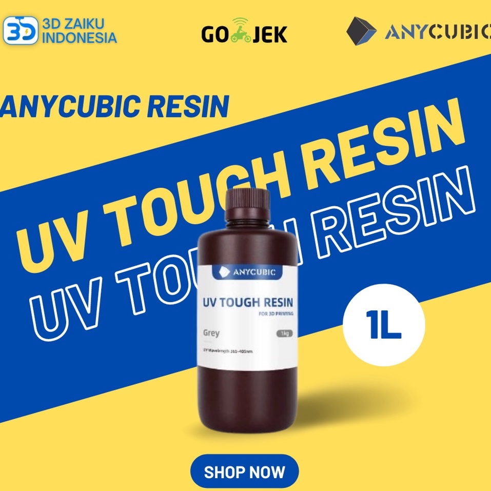 Anycubic Resin Flexible Tough High Rigid Resin 3D Printer 1 Liter