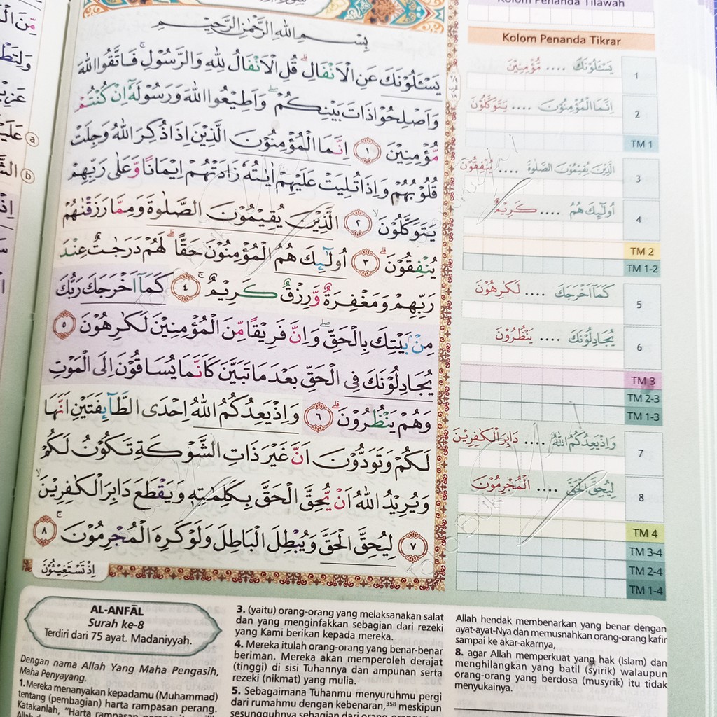 Al Quran Tikrar A5 Ornamen Tajwid Terjemah - Syaamil Quran