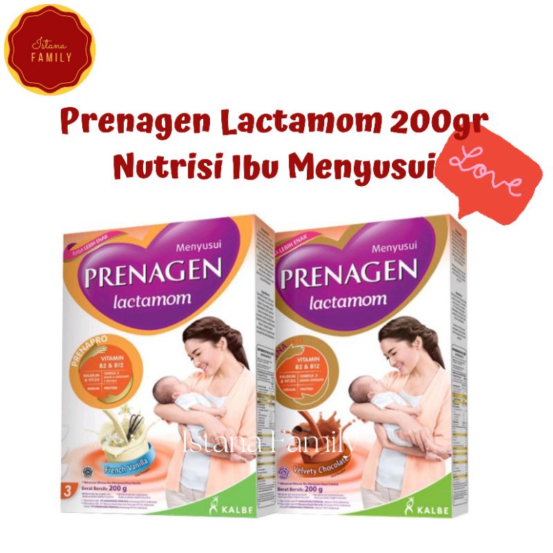 Prenagen Lactamom 200gr Susu Nutrisi Ibu Menyusui