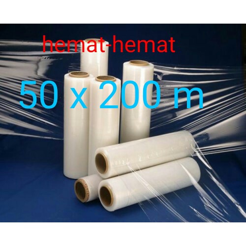 

PROMO!! PLASTIK WRAPING 50CM X 200M - BENING PER ROLL