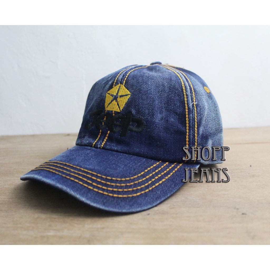 TOPI BAHAN LEVIS/TOPI BASEBALL JEANS TERBARU/TOPI JEANS GAUL 2021