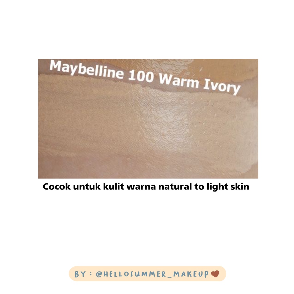 𝐅𝐎𝐔𝐍𝐃𝐀𝐓𝐈𝐎𝐍 - Fit Me! Matte &amp; Poreless Foundation 30 ml Maybelline Matte Finish Full Coverage Tahan Lama