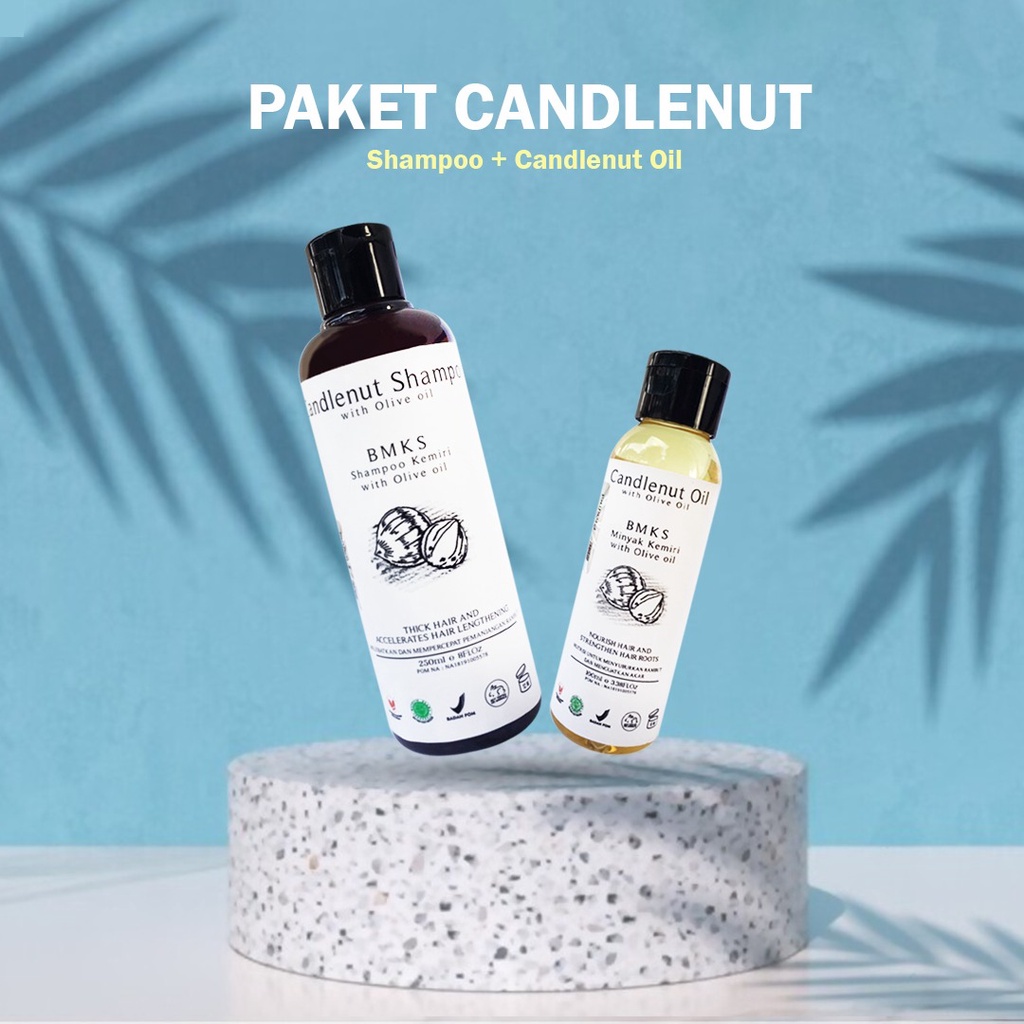 PAKET HEMAT CANDLENUT SHAMPO DAN CANDLENUT OIL