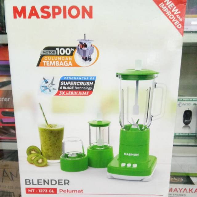 Maspion MT-1273 GL Blender Kaca MT 1273