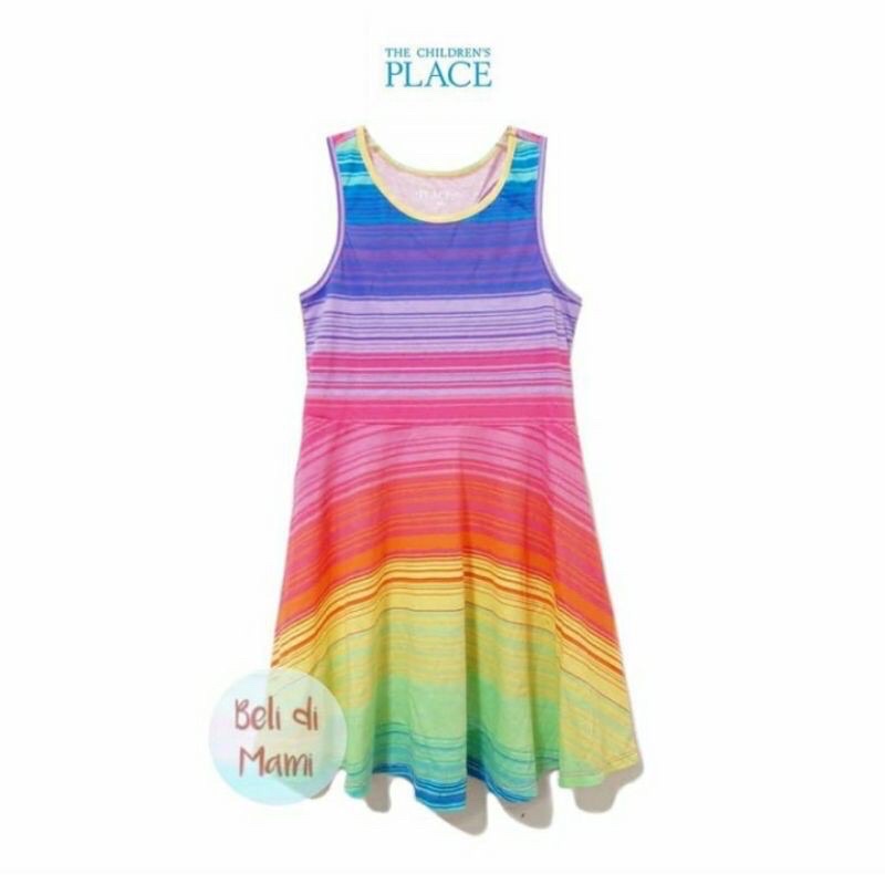 5th - 16th. Dress Children Place Sabrina dan Kutung Printed Unicorn Tie Dye Branded Original Anak