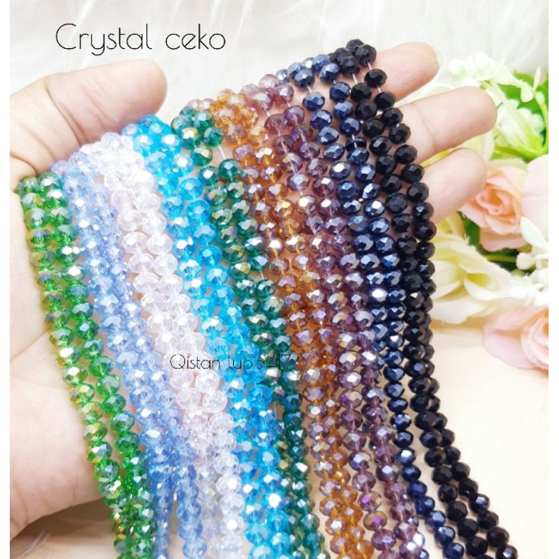 conector mask crystal roundel/polos beli 10 free 2