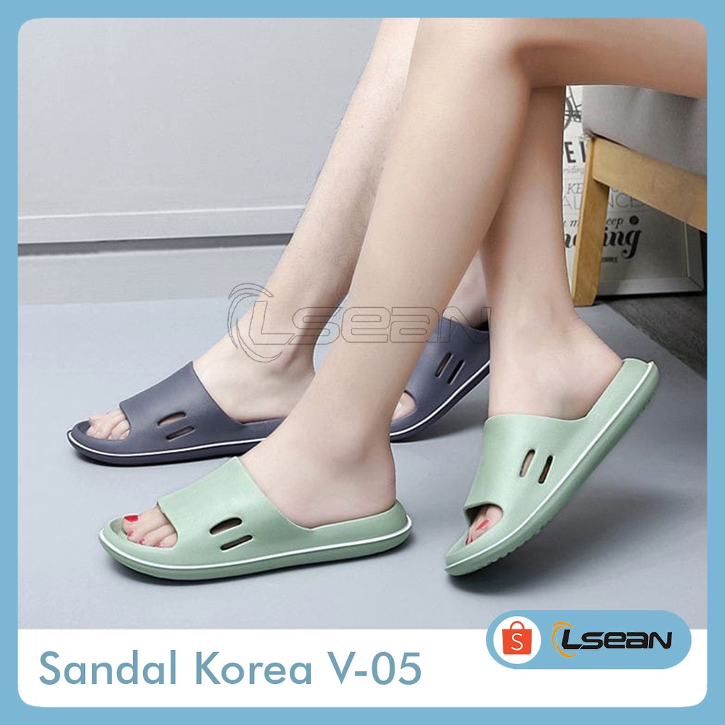 SANDAL SLIP ON CEWEK BAHAN EVA TERBARU SANDAL KOREA | SANDAL V-05