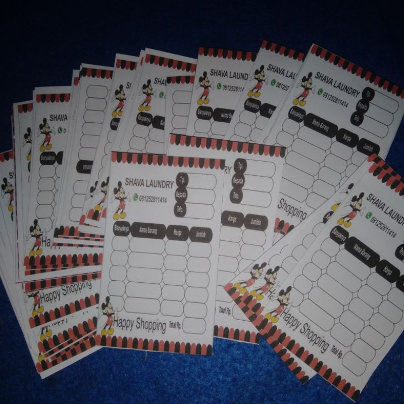 

NOTA CUSTOM FREE DESIGN 1 PLY SATUAN TANPA MINIMAL ORDER