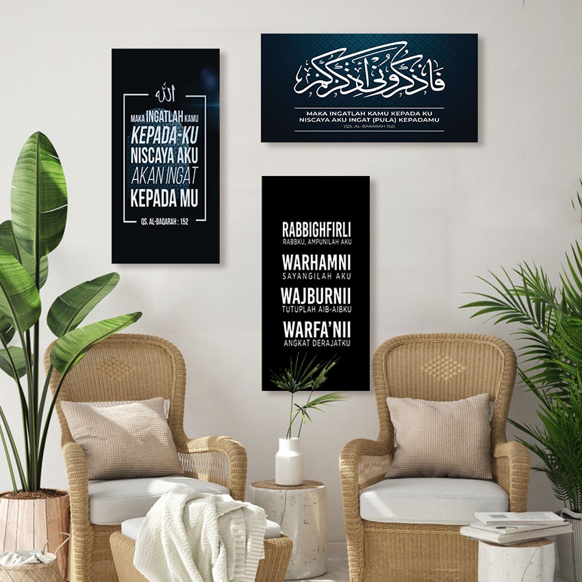 Kamilastorindo Dekorasi Rumah Poster Kayu Hiasan Pajangan Dinding Islamic Quotes  Project5 1530