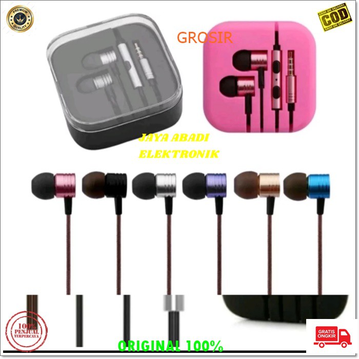 J168 XIAOMI PISTON HANDSFREE STEREO SUPER BASS HEADSET HANDSFREE HEADPHONE EARPHONE MUSIC VOKAL AUDIO SOUND EARPOD IN EAR KARET KARAOKE BASS DOUBLE HANDSFREE NELPON SUPER EARPOD HF HEADSET MIC CABLE AUDIO SUARA SMULE KARAOKE UNIVERSAL