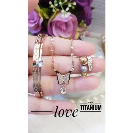 TITANiUM set perhiasan wanita h111