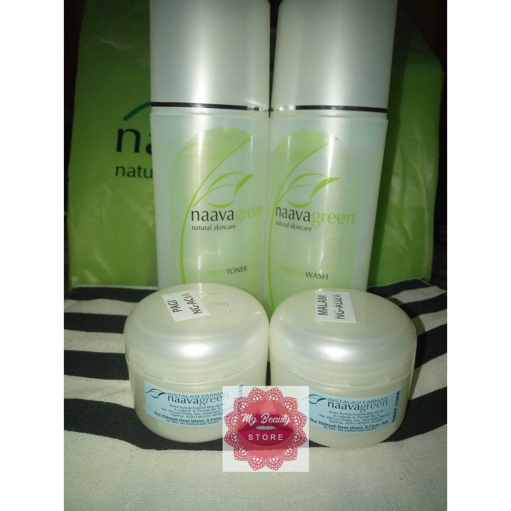 PAKET III || NAAVAGREEN KRIM WAJAH JERAWAT / ACNE CREAM