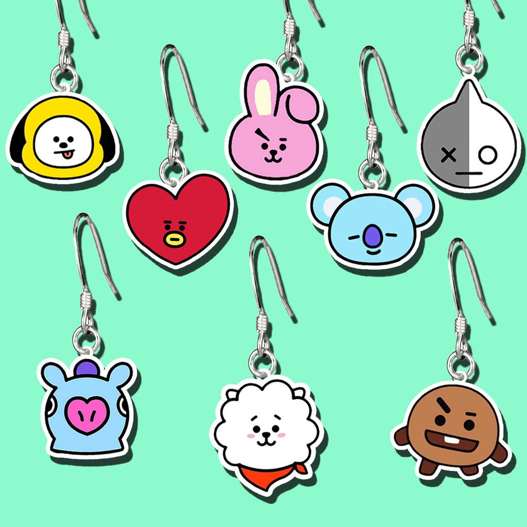 Anting BT21 Akrilik BTS EXO kpop stuff