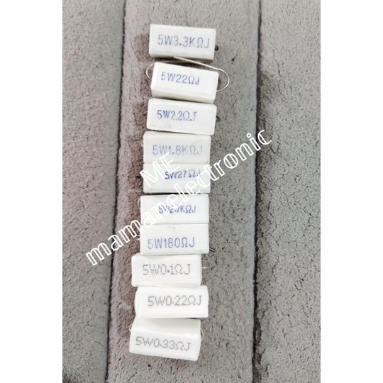 RESISTOR TAIWAN 5WATT 5W