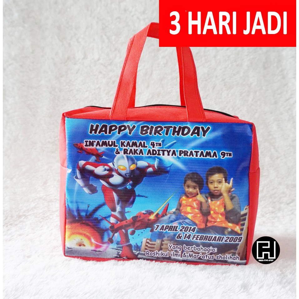 Tas Souvenir Ultah Anak Karakter Ultraman-1
