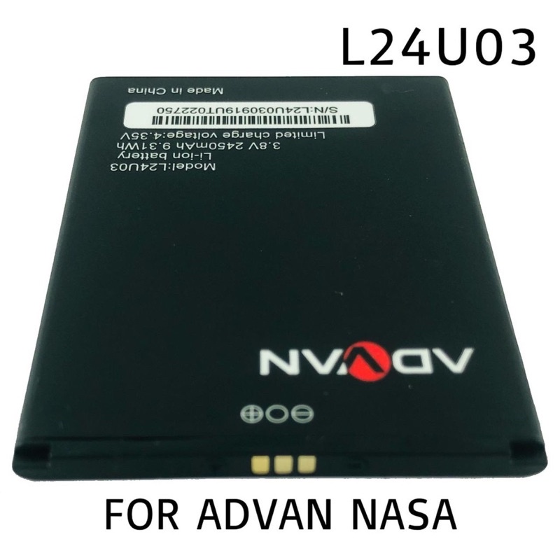 PROMO BATERAI ADVAN NASA L25U03 ORIGINAL DOUBLE IC