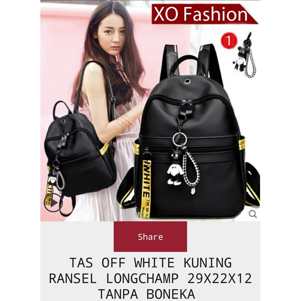 vo. tas off white kuning