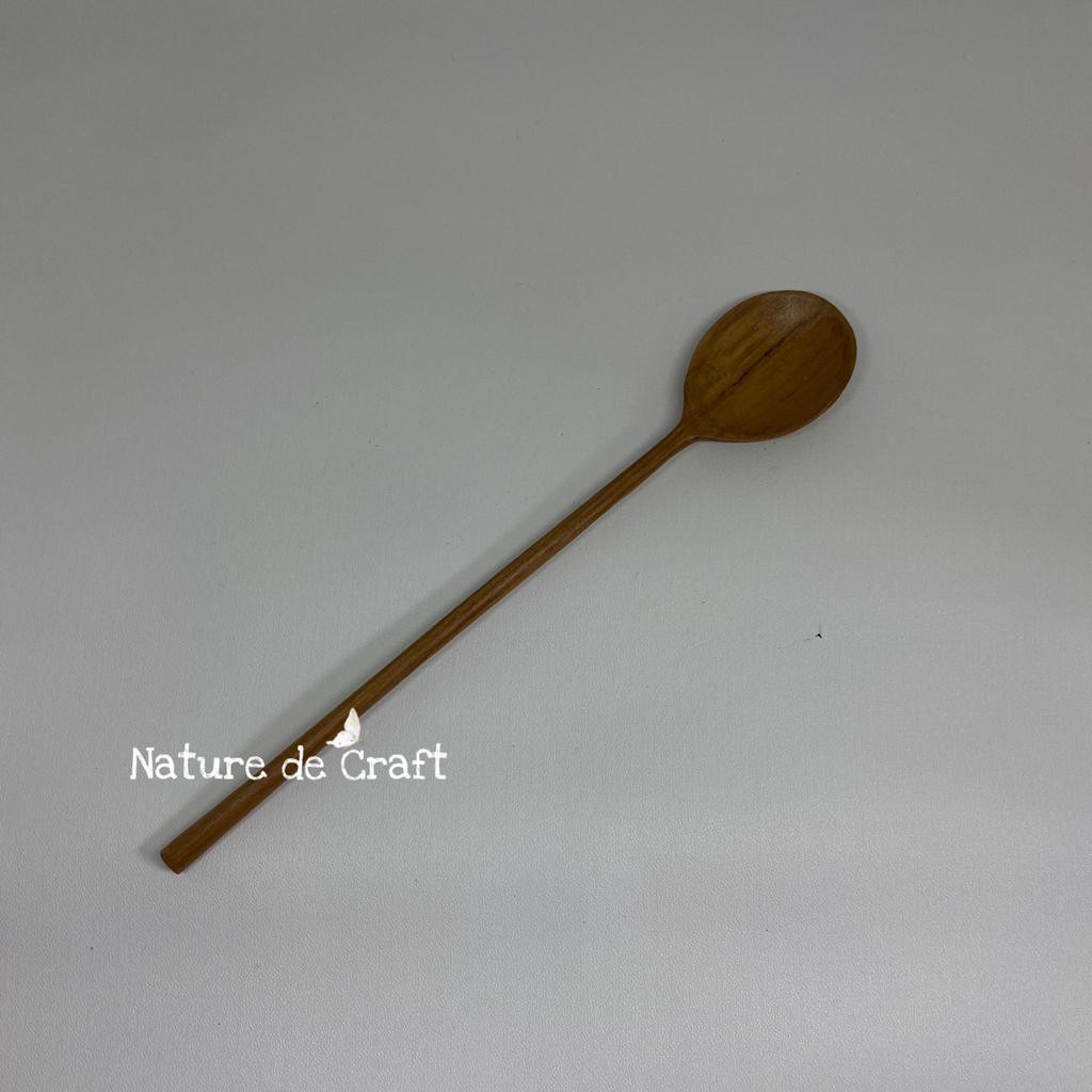Sendok aduk panjang kayu jati premium/Sendok Kayu/Sendok Kayu Panjang/Sendok Kopi