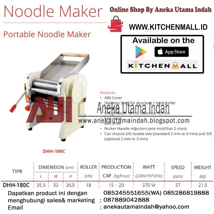 

Jual Getra Dhh-180C Noodle Maker (Mesin Pembuat Mie/Pencetak Mie)