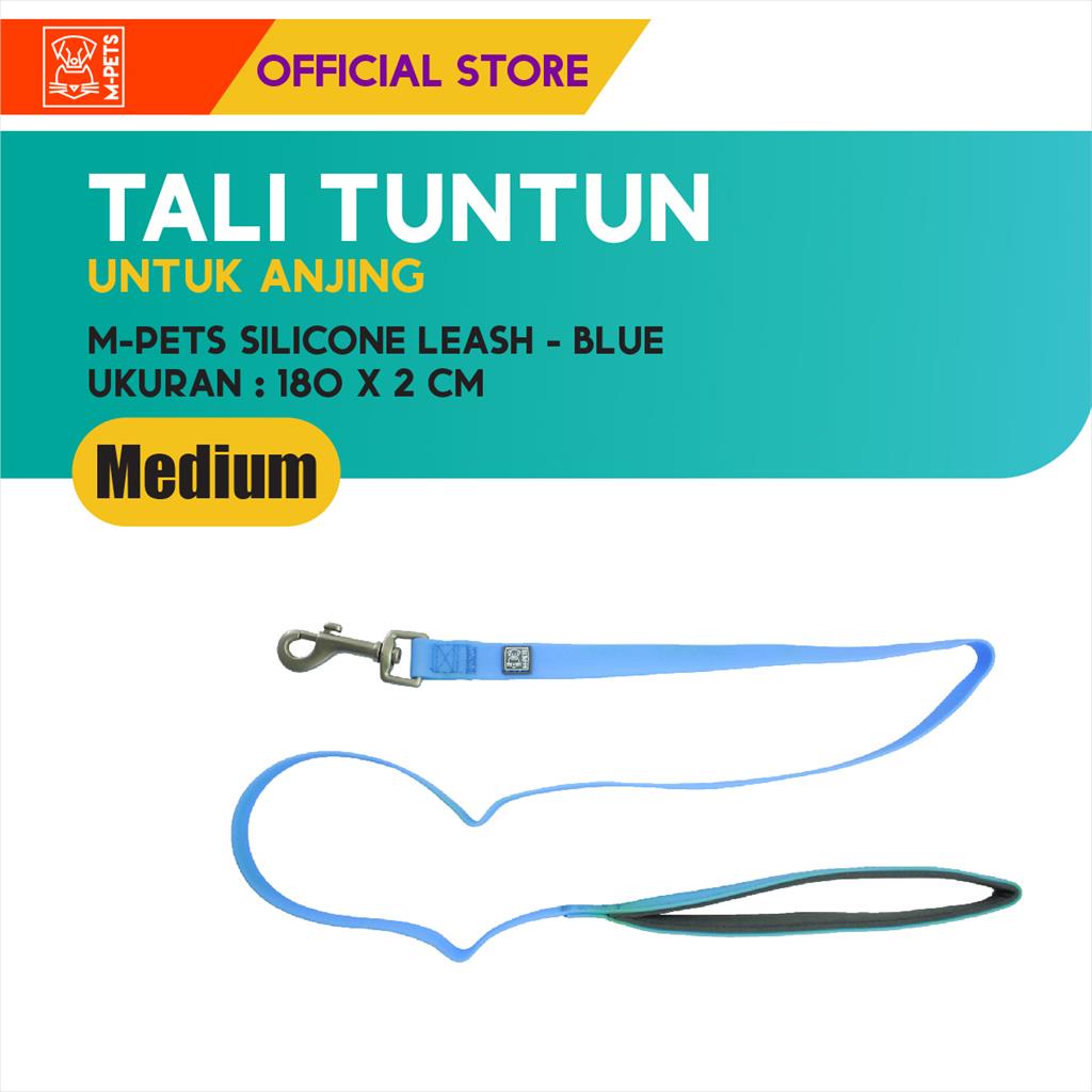 M-Pets Silicone Leashes Size M / Tali Tuntun Anjing