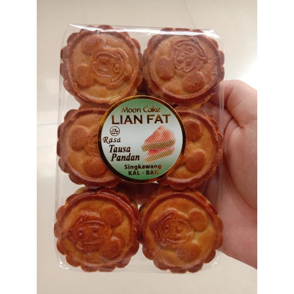 

MOON CAKE LIAN FAT Mini Isi Pandan