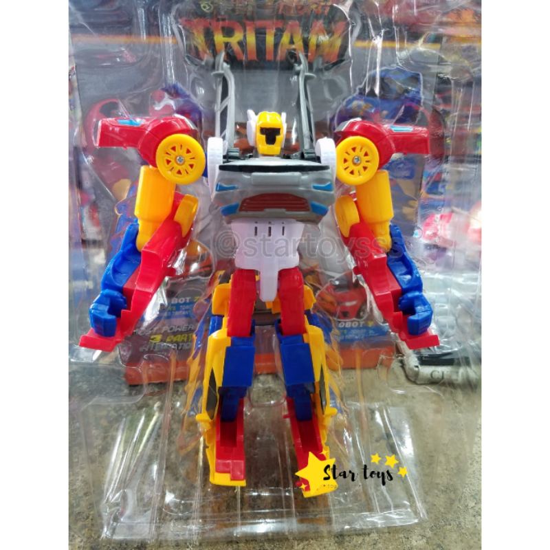 Robot Tobot Tritan mainan anak