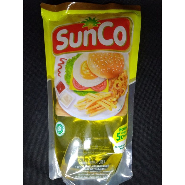 

Minyak goreng Sunco pouch Reffil 1 & 2 Liter