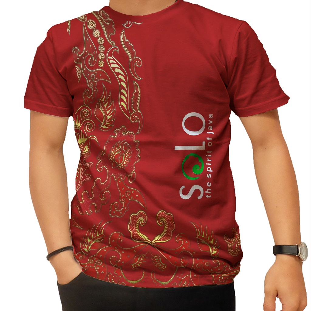 Kaos batik murah grosir solo | oblong | kaos wisata | kaos oleh2 | kaos polos | batik daun