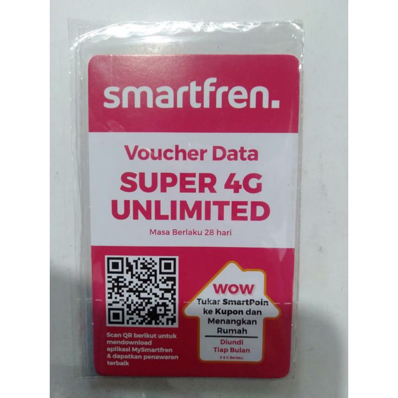 Voucher Smartfren Unlimited 28 hari