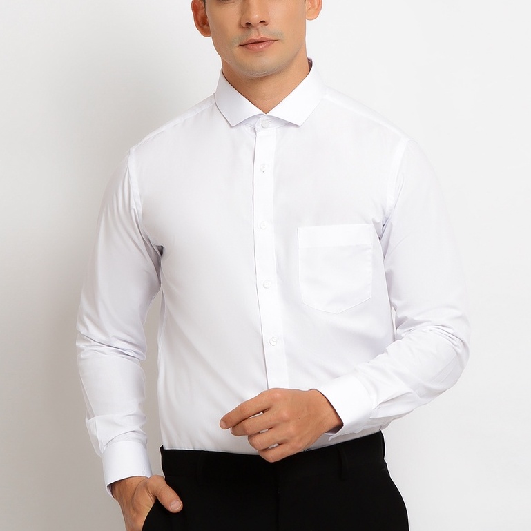 CARLOS MORENO - Kemeja Polos Katun - SKPL | Kemeja Formal | Kemeja Polos Pria | Kemeja Polos Slim Fi