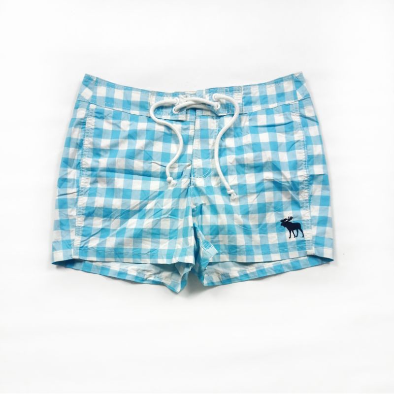 celana pantai renang Abercrombie & Fitch ORIGINAL Boardshort surf swimtrunk kblue