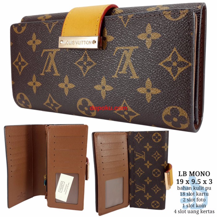 FASHION CEWEK EDISI LEBARAN // [NEW] Dompet Louis Vuitton LB (LV) // MURAH BARU TERBAIK TERKINI