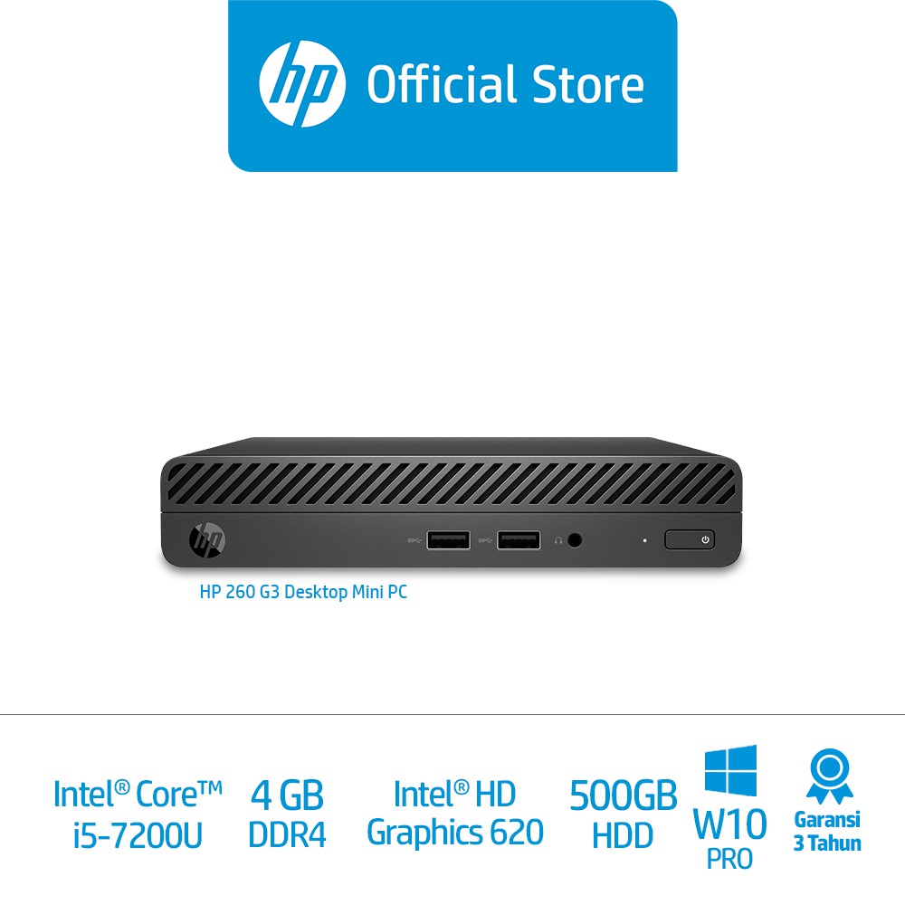 Hp 260 G3 Mini Pc Mini Desktop Pc Core I5 4gb 500gb W10 Pro Gratis Upgrade W11 Shopee Indonesia
