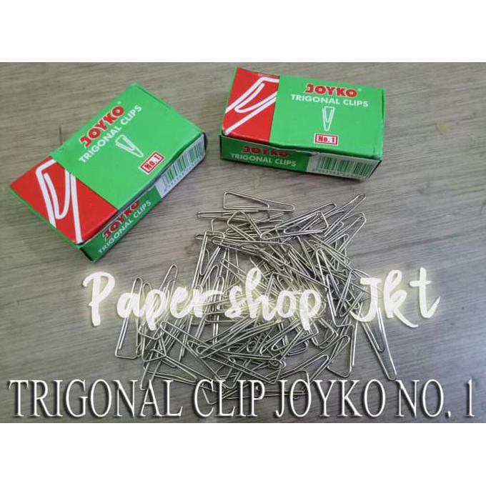 

HOT SALE Klip Kertas Trigonal Joyko Trigonal Paper Clip No.1 Murah Praktis Terjamin