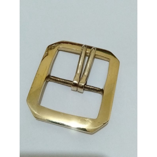 Kepala gesper kuningan two prong premium