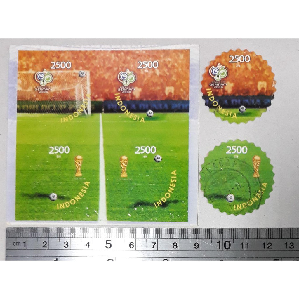 Prangko Set, Indonesia World Cup 2006