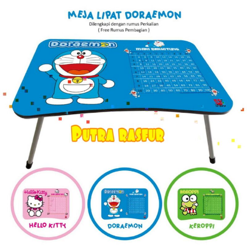 MEJA BELAJAR / MEJA BELAJAR LIPAT / MEJA BELAJAR LIPAT KARAKTER / MEJA BELAJAR ANAK