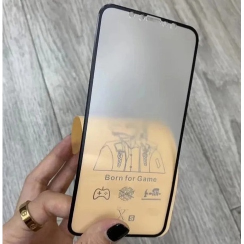 TEMPERED GLASS CERAMIC MATTE GAME 9H ORIGINAL 100% REAL ANTI PECAH Pelindung layar keramik matte full lcd IPHONE  6+ 7+/8+ X XS MAX 11 PRO 11 PRO MAX