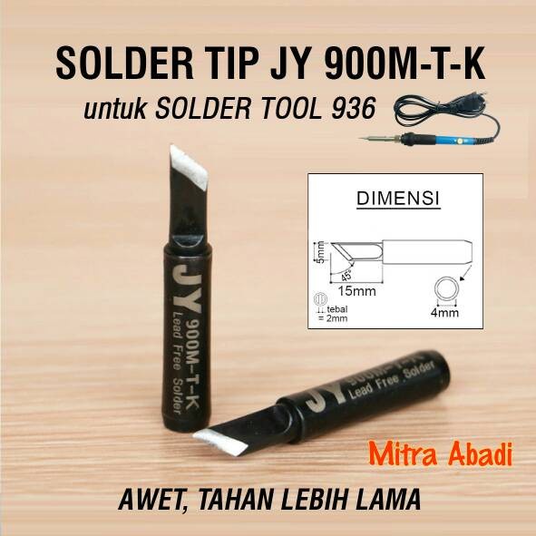 Mata Solder/Solder Tip JY 900M-T-K for Solder Tool 936