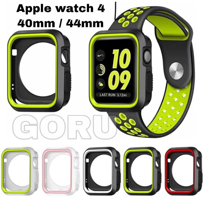 Case apple watch iwatch series 4 nike 40 44 mm soft rubber sport