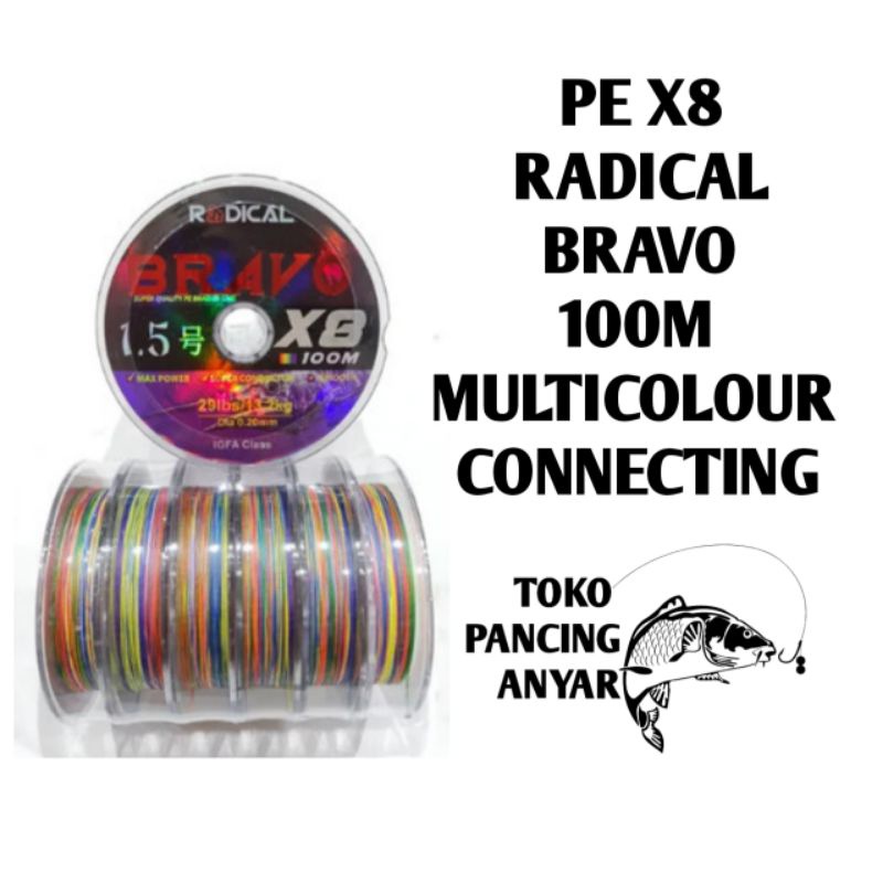 PE Radical Bravo X8 100M Multicolour