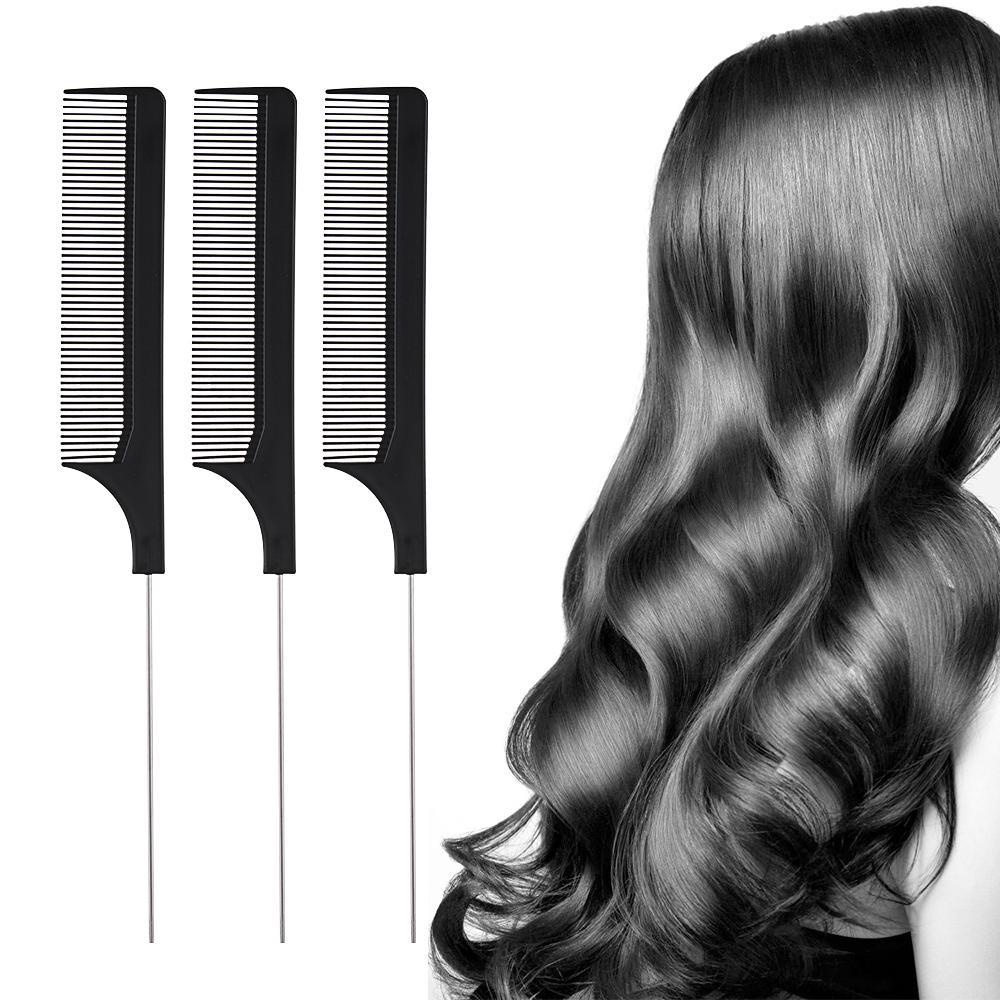 Chookyy Foiling Highlight Sisir Rambut Hitam Hairdressing Alat Salon Pin Ekor