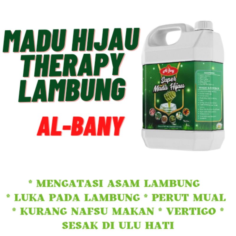 Super Green honey Solusi Asam lambung Gerd Nett 1000gr