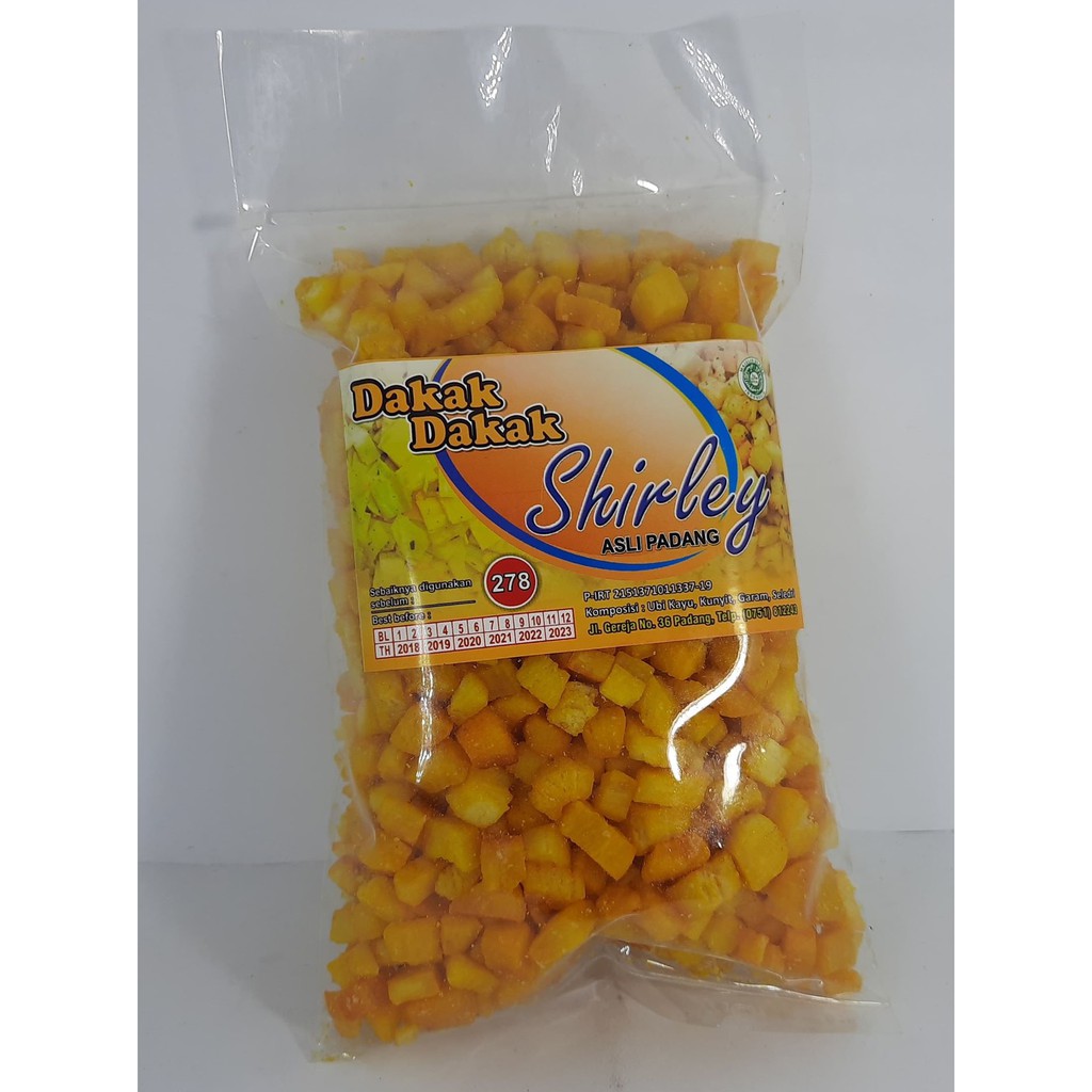 

Dakak Dakak Kotak/Petak Original Shirley Khas Padang 400 gram