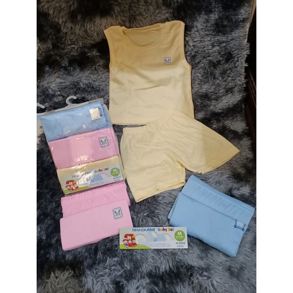 Setelan Baju Bayi Buntung / Nishikawa Baby Set Buntung