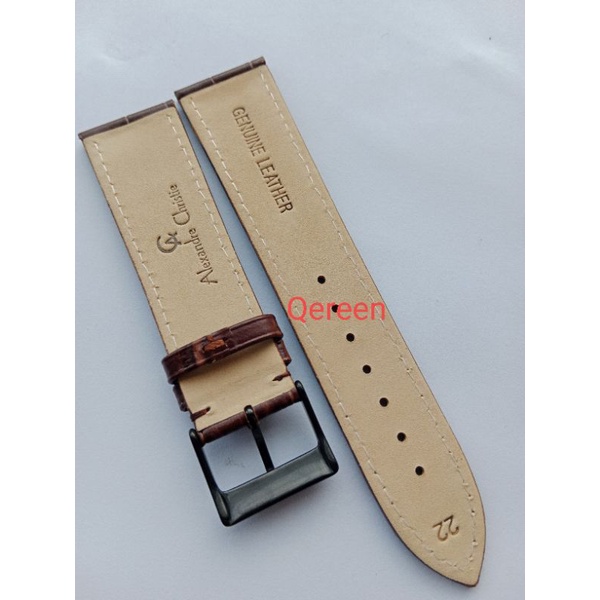 Strap Tali Jam Tangan Alexander Christie tali jam tangan Alexandre christie original motif jeruk 16mm 18mm 20mm 22mm