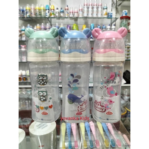 Botol SusU Wide Neck Bunny 250 Ml Karakter BPA Free ADW 3004